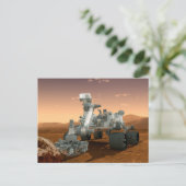 Mars Science Laboratory Curiosity Rover. 4 Briefkaart (Staand voorkant)