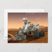 Mars Science Laboratory Curiosity Rover. 4 Briefkaart (Voorkant / Achterkant)