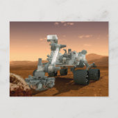 Mars Science Laboratory Curiosity Rover. 4 Briefkaart (Voorkant)