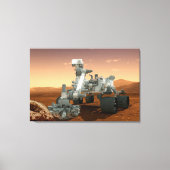 Mars Science Laboratory Curiosity Rover. 4 Canvas Afdruk (Voorkant)
