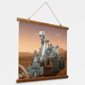 Mars Science Laboratory Curiosity Rover. 4 Hangend Wandkleed (Gebogen)