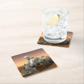 Mars Science Laboratory Curiosity Rover. 4 Kartonnen Onderzetters (Insitu)