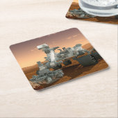 Mars Science Laboratory Curiosity Rover. 4 Kartonnen Onderzetters (Schuin)