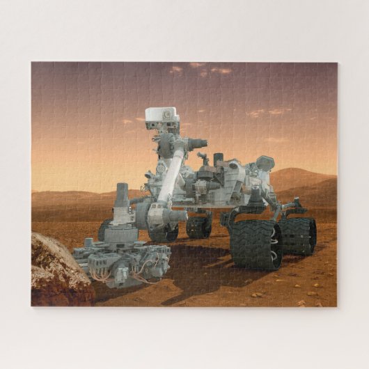 Mars Science Laboratory Curiosity Rover. 4 Legpuzzel (Horizontaal)
