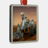 Mars Science Laboratory Curiosity Rover. 4 Metalen Ornament (Rechts)