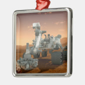 Mars Science Laboratory Curiosity Rover. 4 Metalen Ornament (Links)