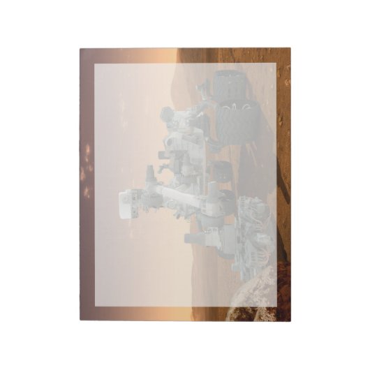 Mars Science Laboratory Curiosity Rover. 4 Notitieblok (Linkerzijde)