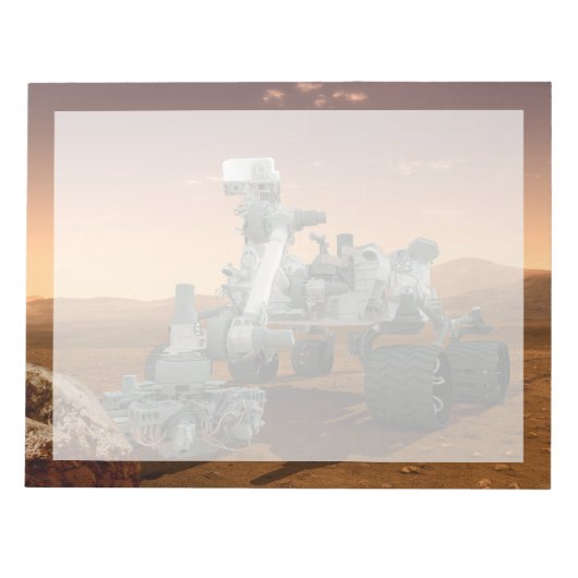 Mars Science Laboratory Curiosity Rover. 4 Notitieblok (Voorkant)