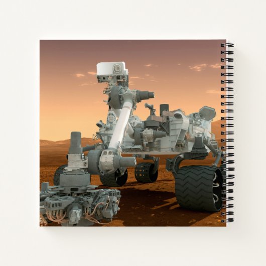 Mars Science Laboratory Curiosity Rover. 4 Notitieboek (Achterkant)