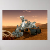 Mars Science Laboratory Curiosity Rover. 4 Poster (Voorkant)
