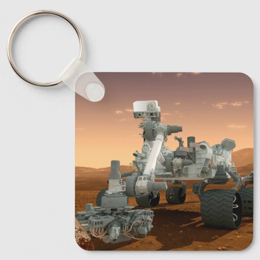 Mars Science Laboratory Curiosity Rover. 4 Sleutelhanger (Voorkant)