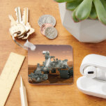 Mars Science Laboratory Curiosity Rover. 4 Sleutelhanger<br><div class="desc">Cadeau Artistiek concept van Mars Science Laboratory Curiosity rover, een mobiele robot voor het onderzoeken van Mars' vermogen om microbieel leven op peil te houden. In dit afbeelding onderzoekt de rover een rots op Mars met een set gereedschappen aan het uiteinde van de arm van de rover, die ongeveer 7...</div>