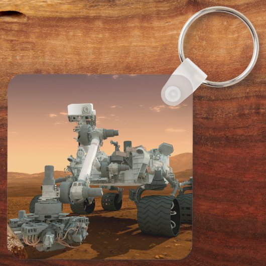 Mars Science Laboratory Curiosity Rover. 4 Sleutelhanger (Achterkant)