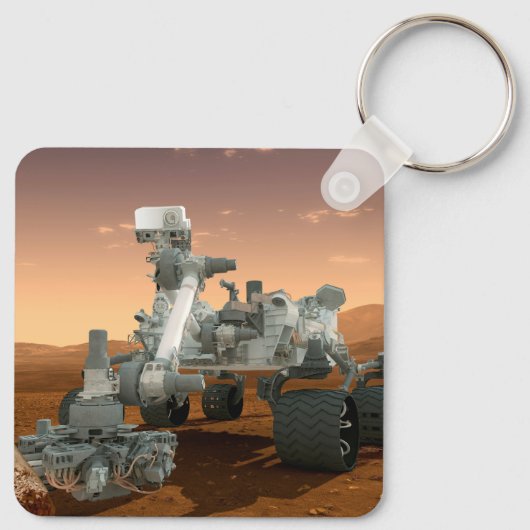 Mars Science Laboratory Curiosity Rover. 4 Sleutelhanger (Achterkant)