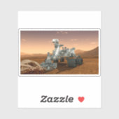 Mars Science Laboratory Curiosity Rover. 4 Sticker (Vel)