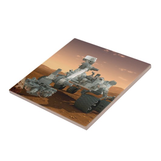 Mars Science Laboratory Curiosity Rover. 4 Tegeltje (Zijkant)