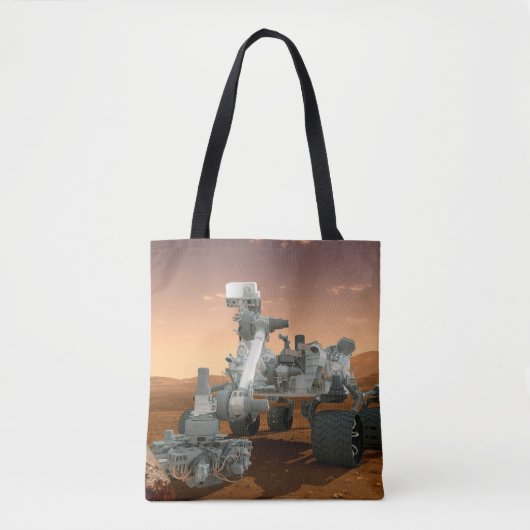 Mars Science Laboratory Curiosity Rover. 4 Tote Bag (Voorkant)