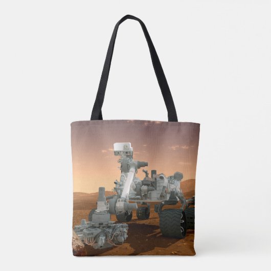 Mars Science Laboratory Curiosity Rover. 4 Tote Bag (Achterkant)