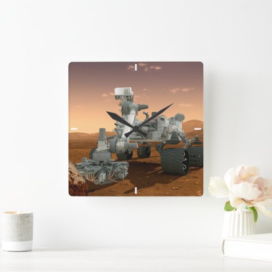 Mars Science Laboratory Curiosity Rover. 4 Vierkante Klok (Huis)