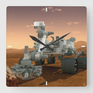 Mars Science Laboratory Curiosity Rover. 4 Vierkante Klok