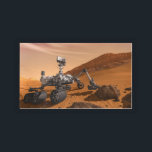 Mars Science Laboratory Curiosity Rover. Acryl Dienblad<br><div class="desc">Het concept van Mars Science Laboratory Curiosity rover is een mobiele robot die het cadeau van Mars onderzoekt. In dit afbeelding onderzoekt de rover een rots op Mars met een set gereedschappen aan het uiteinde van de arm van de rover, die ongeveer 7 voet uitstrekt. Twee instrumenten op de arm...</div>