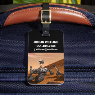 Mars Science Laboratory Curiosity Rover. Bagagelabel