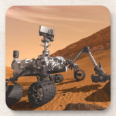Mars Science Laboratory Curiosity Rover. Bier Onderzetter (Voorkant)