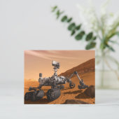 Mars Science Laboratory Curiosity Rover. Briefkaart (Staand voorkant)