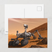 Mars Science Laboratory Curiosity Rover. Briefkaart (Voorkant / Achterkant)