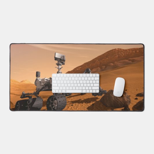 Mars Science Laboratory Curiosity Rover. Bureaumat (Keyboard & Muis)