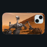 Mars Science Laboratory Curiosity Rover. iPhone 15 Case<br><div class="desc">Het concept van Mars Science Laboratory Curiosity rover is een mobiele robot die het cadeau van Mars onderzoekt. In dit afbeelding onderzoekt de rover een rots op Mars met een set gereedschappen aan het uiteinde van de arm van de rover, die ongeveer 7 voet uitstrekt. Twee instrumenten op de arm...</div>