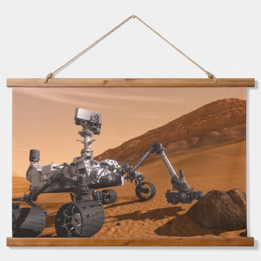 Mars Science Laboratory Curiosity Rover. Hangend Wandkleed (Voorkant)