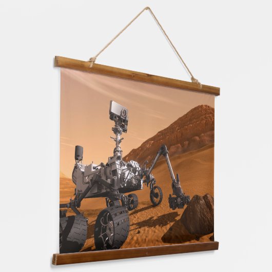 Mars Science Laboratory Curiosity Rover. Hangend Wandkleed (Gebogen)