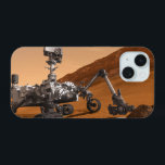 Mars Science Laboratory Curiosity Rover. iPhone 15 Case<br><div class="desc">Het concept van Mars Science Laboratory Curiosity rover is een mobiele robot die het cadeau van Mars onderzoekt. In dit afbeelding onderzoekt de rover een rots op Mars met een set gereedschappen aan het uiteinde van de arm van de rover, die ongeveer 7 voet uitstrekt. Twee instrumenten op de arm...</div>
