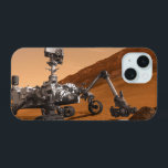 Mars Science Laboratory Curiosity Rover. iPhone 15 Case<br><div class="desc">Het concept van Mars Science Laboratory Curiosity rover is een mobiele robot die het cadeau van Mars onderzoekt. In dit afbeelding onderzoekt de rover een rots op Mars met een set gereedschappen aan het uiteinde van de arm van de rover, die ongeveer 7 voet uitstrekt. Twee instrumenten op de arm...</div>