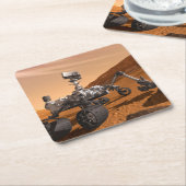 Mars Science Laboratory Curiosity Rover. Kartonnen Onderzetters (Schuin)