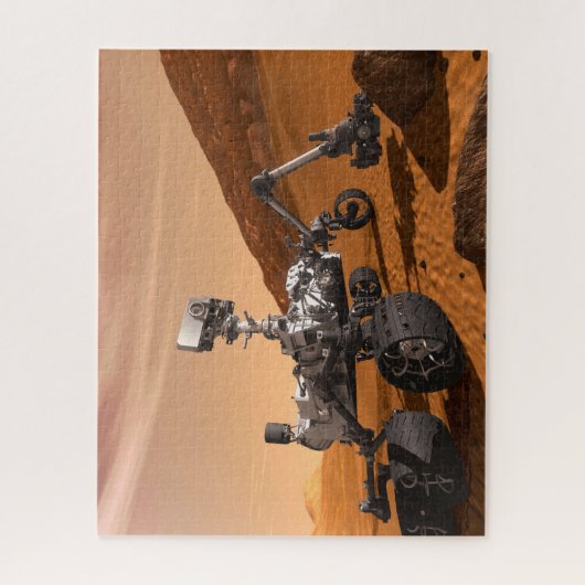 Mars Science Laboratory Curiosity Rover. Legpuzzel (Verticaal)