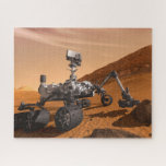 Mars Science Laboratory Curiosity Rover. Legpuzzel<br><div class="desc">Het concept van Mars Science Laboratory Curiosity rover is een mobiele robot die het cadeau van Mars onderzoekt. In dit afbeelding onderzoekt de rover een rots op Mars met een set gereedschappen aan het uiteinde van de arm van de rover, die ongeveer 7 voet uitstrekt. Twee instrumenten op de arm...</div>