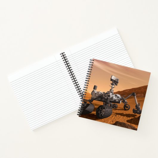 Mars Science Laboratory Curiosity Rover. Notitieboek (Binnen)
