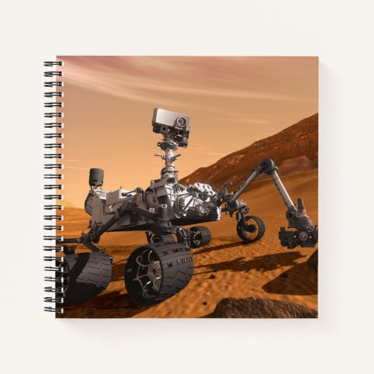 Mars Science Laboratory Curiosity Rover. Notitieboek (Voorkant)