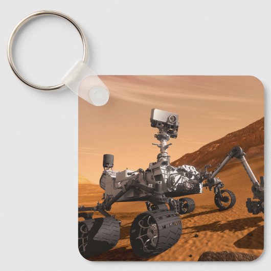 Mars Science Laboratory Curiosity Rover. Sleutelhanger (Voorkant)