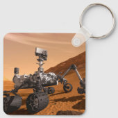 Mars Science Laboratory Curiosity Rover. Sleutelhanger (Achterkant)