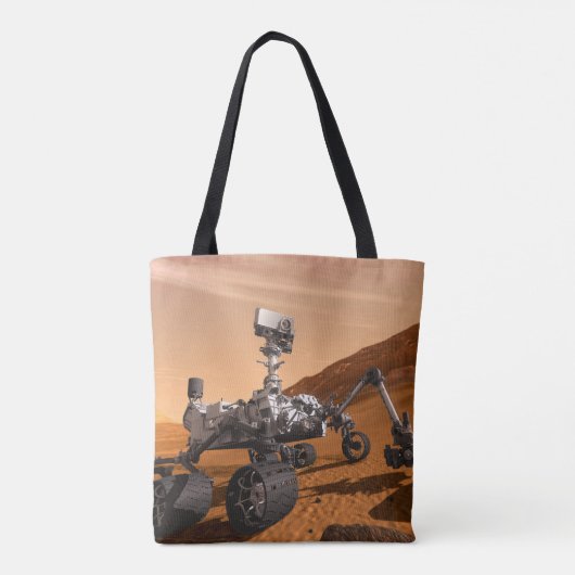 Mars Science Laboratory Curiosity Rover. Tote Bag (Achterkant)