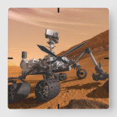 Mars Science Laboratory Curiosity Rover. Vierkante Klok (Voorkant)