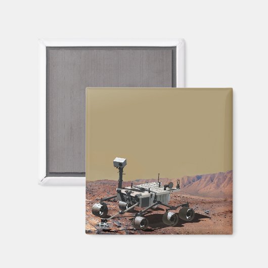 Mars Science Laboratory Magneet (Voorkant / Achterkant)