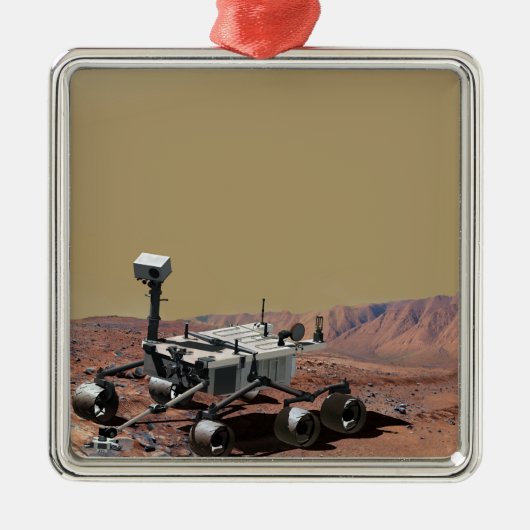 Mars Science Laboratory Metalen Ornament (Voorkant)
