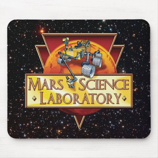 Mars Science Laboratory Missie Logo Muismat (Voorkant)