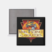 Mars Science Laboratory Mission Logo Magneet (Voorkant / Achterkant)