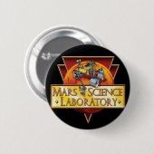 Mars Science Laboratory Mission Logo Ronde Button 5,7 Cm (Voorkant /achterkant)