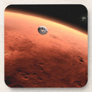 Mars Science Laboratory nadert Mars. Bier Onderzetter